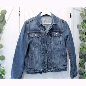 GAP 1969 Denim Blue Jean Jacket Small S EUC Jeans